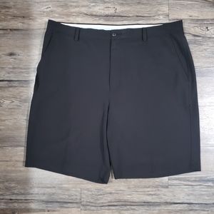 Footjoy flat front golf shorts men 40 black